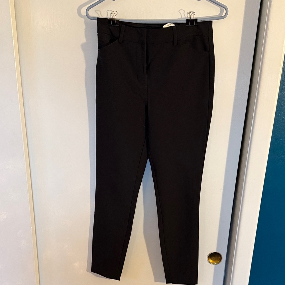 2 pairs express skinny highs rise slacks Navy and Black Slim Fit Trousers